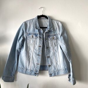 J. Crew light wash denim jacket
